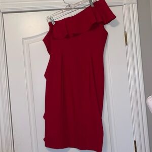 Aidan Mattox midi dress